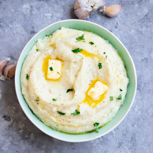 Instant Pot Garlic Mashed Potatoes (Roasted Garlic)