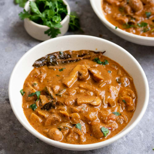 Mushroom Curry with Coconut milk (Instant Pot & Stovetop)