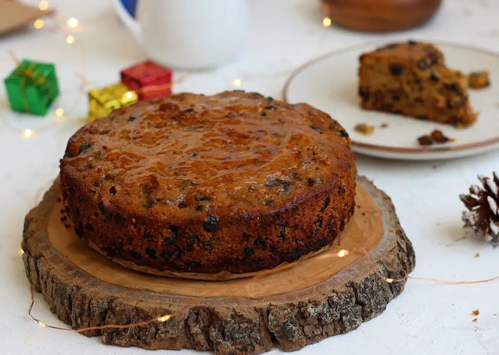 Traditional Christmas Fruitcake  Rich Plum cake recipe - Ginger Skillet