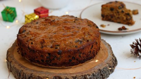 Old Fashioned Rich & Moist Christmas Fruitcake - Scratching Canvas