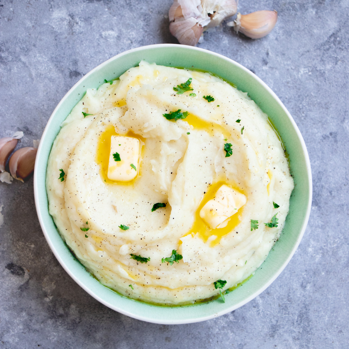 Instant Pot Garlic Mashed Potatoes Roasted Garlic Ginger Skillet