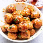 spicy chicken meatballs | firecracker meatballs