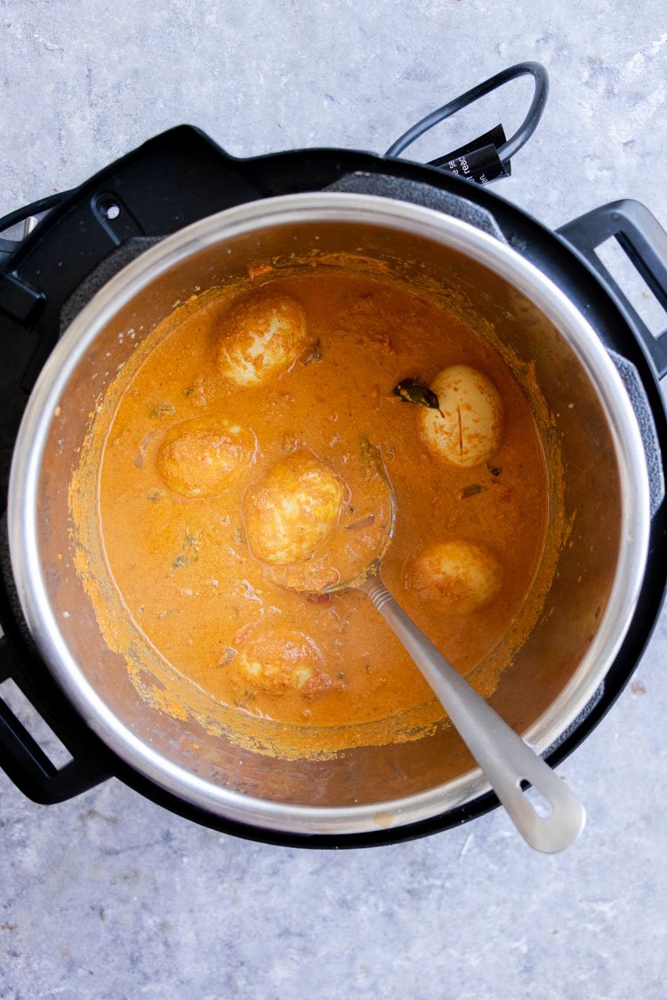egg curry in instant pot