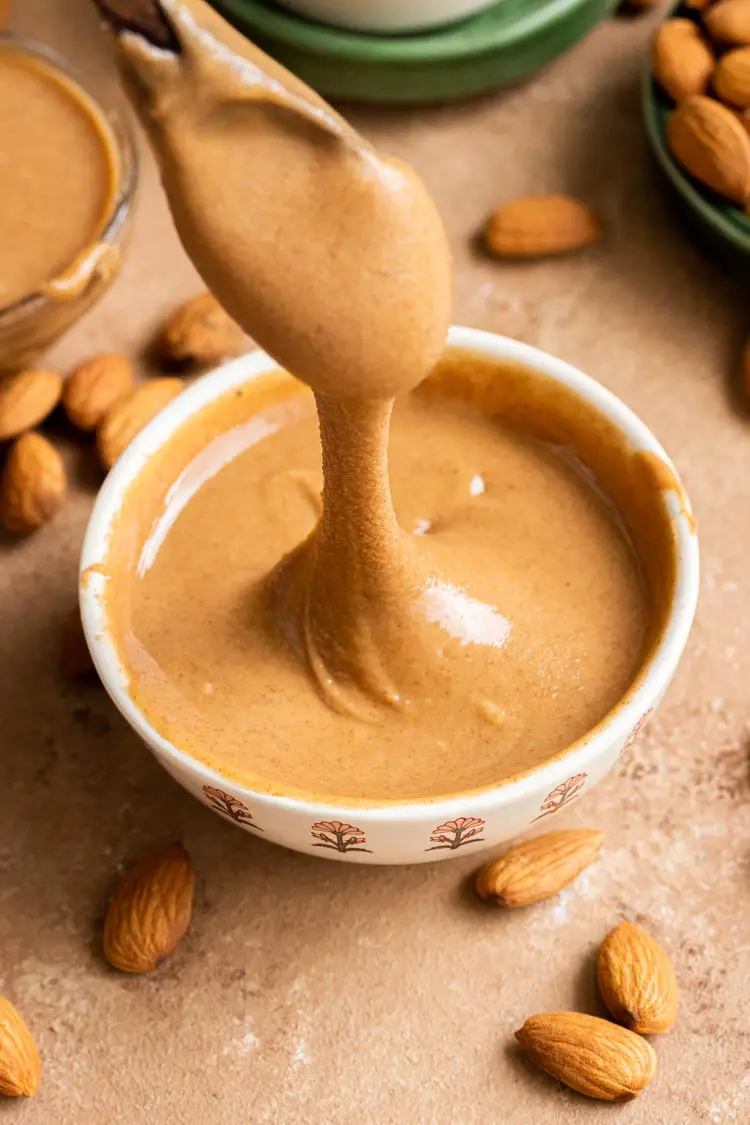 Raw Almond Butter Recipe | Homemade almond butter recipe - Ginger Skillet