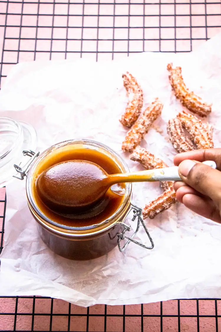 caramel sauce with milk, caramel sauce without cream