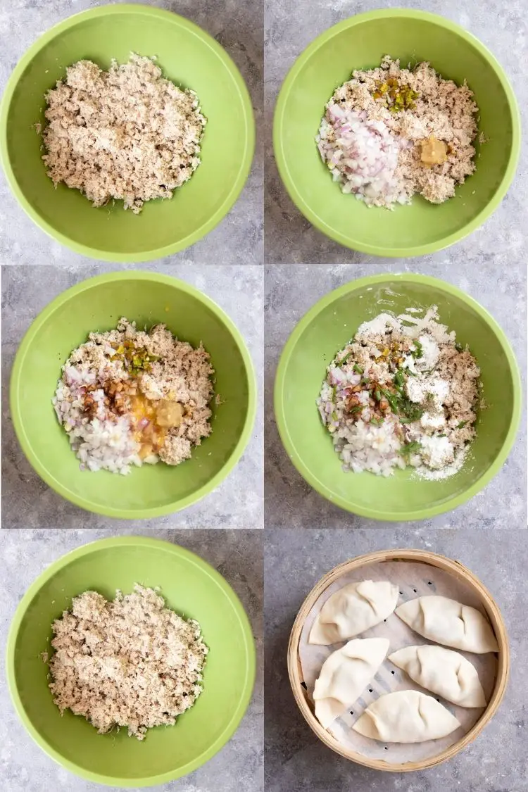 DUMPLING FILLING STEPS