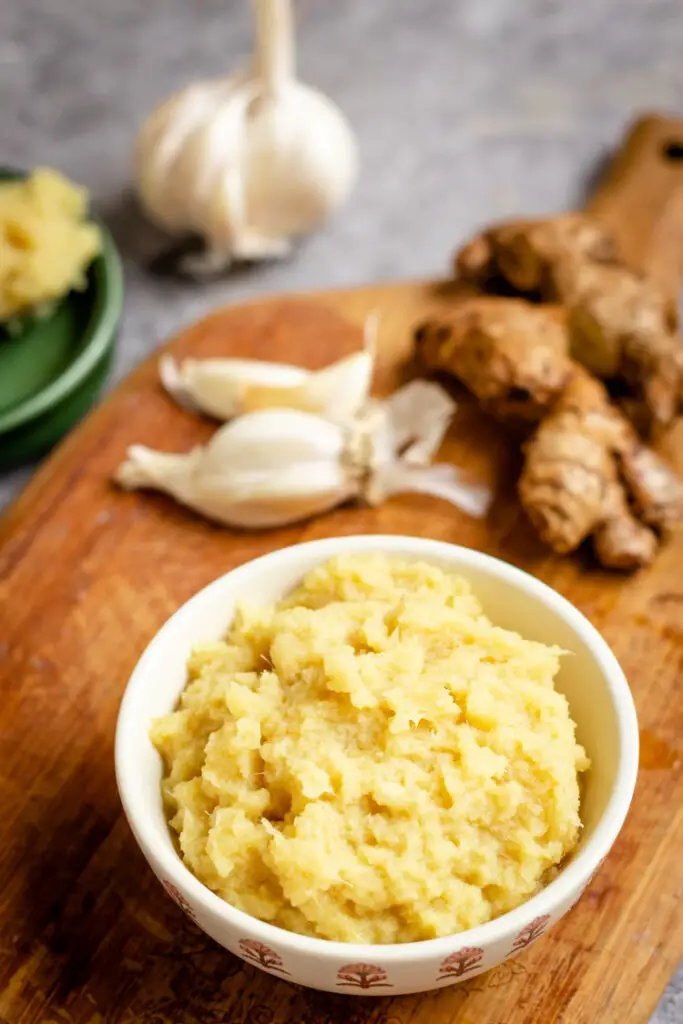 ginger garlic paste, how to make ginger garlic paste, GInger Garlic Paste recipe