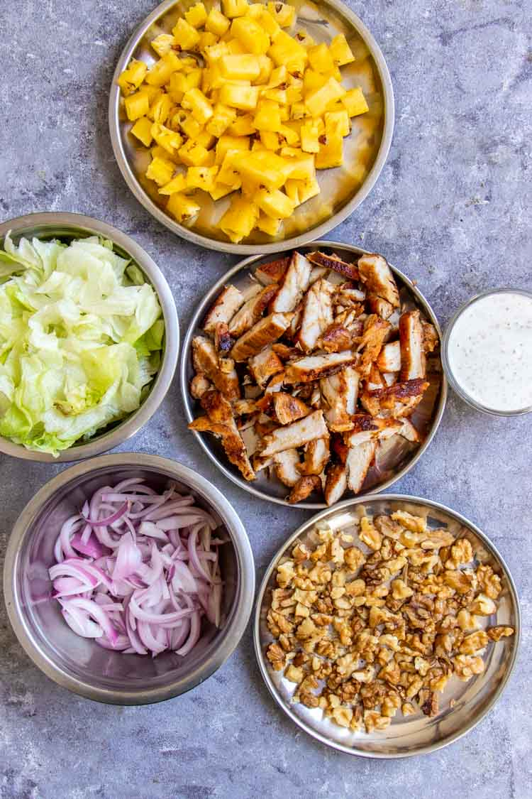 Hawaiian chicken salad ingredients