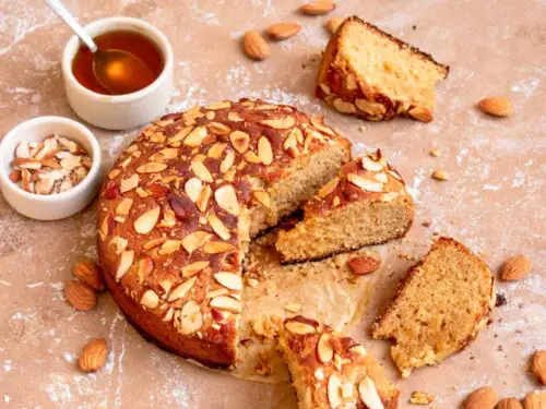 Banana Almond Cake, combines the moistness of bananas with the nutty flavor  of almonds, creating a delicious and flavorful dessert.. #... | Instagram