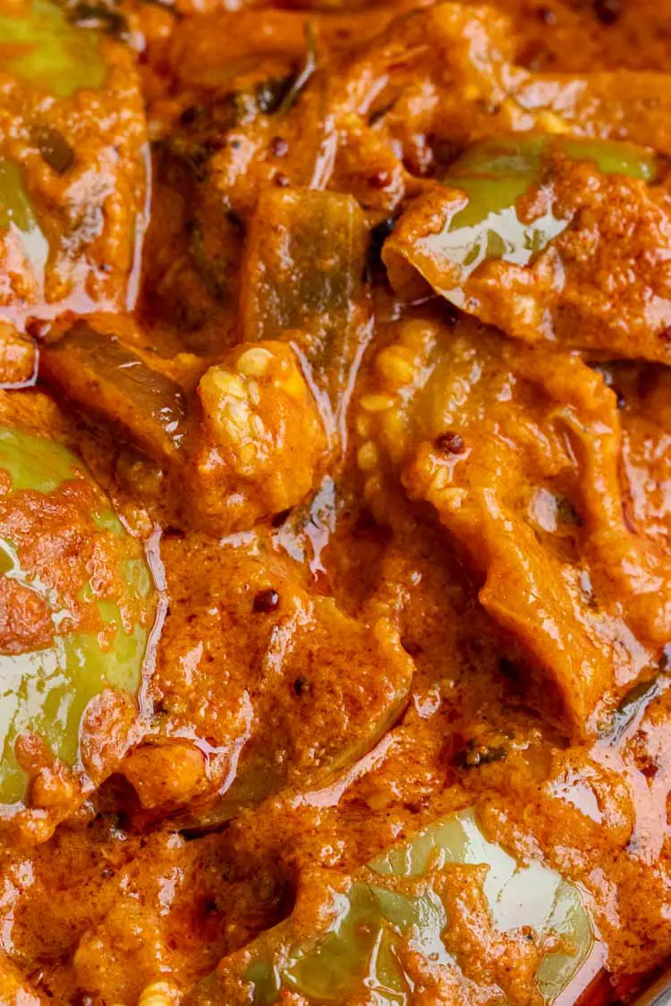 close up shot of chutney