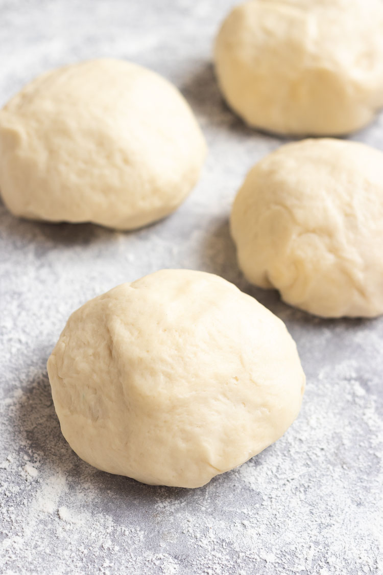 vegan pizza dough balls