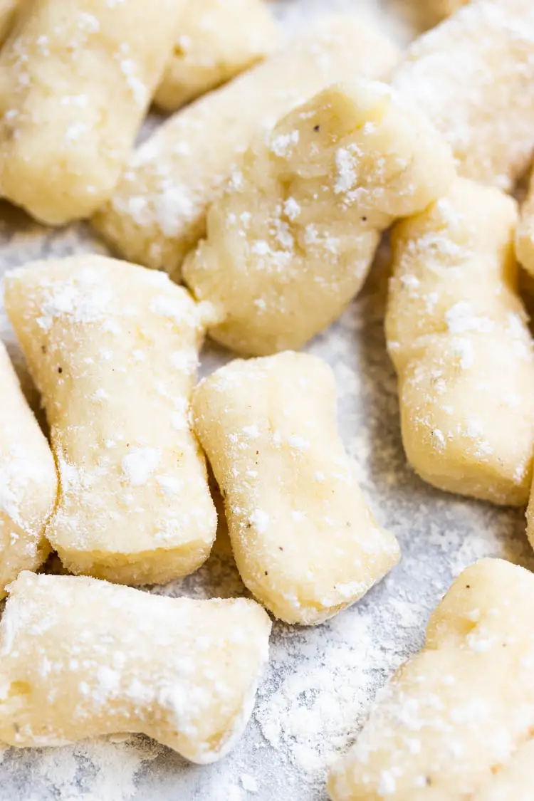 recipe for homemade gnocchi, potato gnocchi