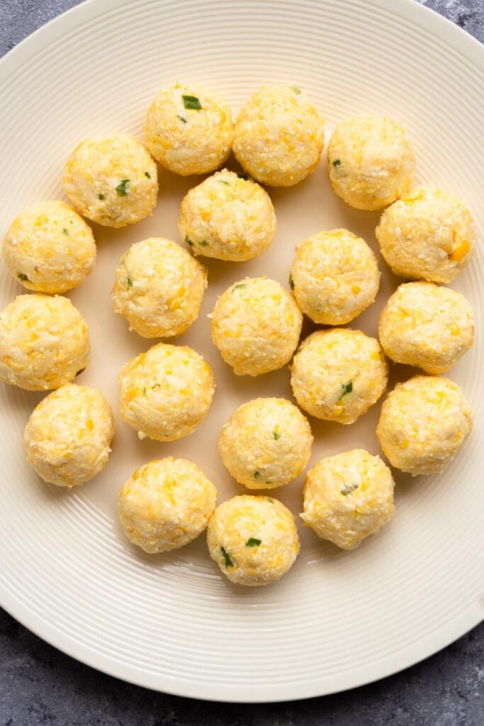 recipe for cheese corn balls