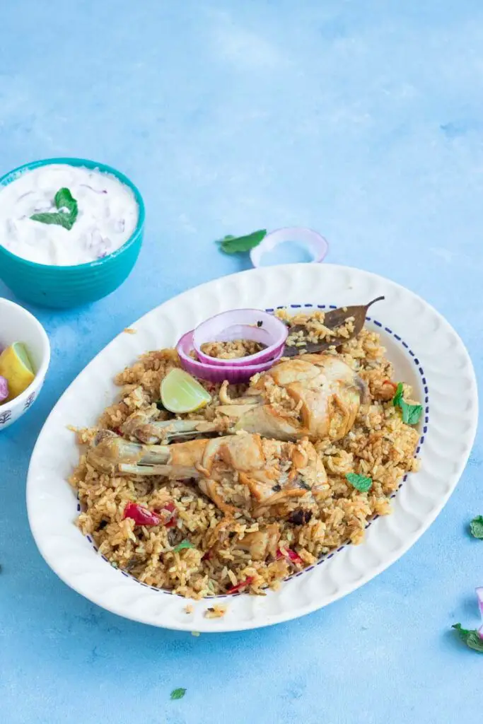 Instant Pot Chicken Rice recipe, Chicken Biryani in Instant Pot