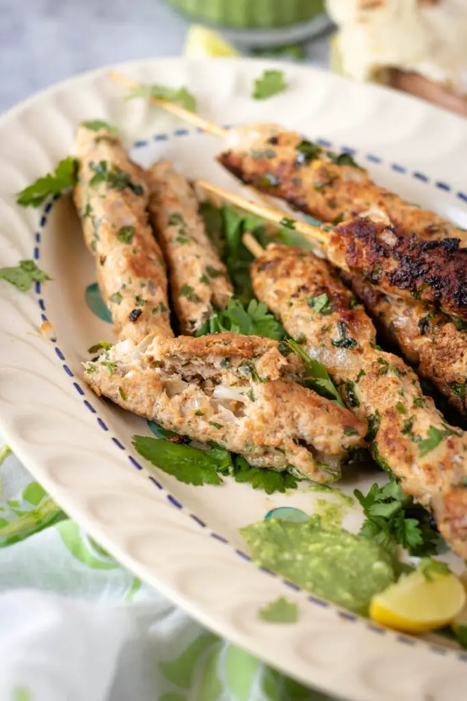 Juicy Seekh kebab, restuarant style chicken seekh kabab