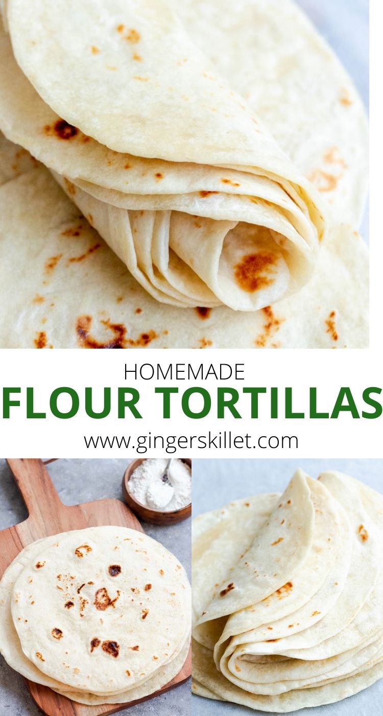 Recipe for Homemade Tortillas | Homemade Flour Tortillas Easy - Ginger ...