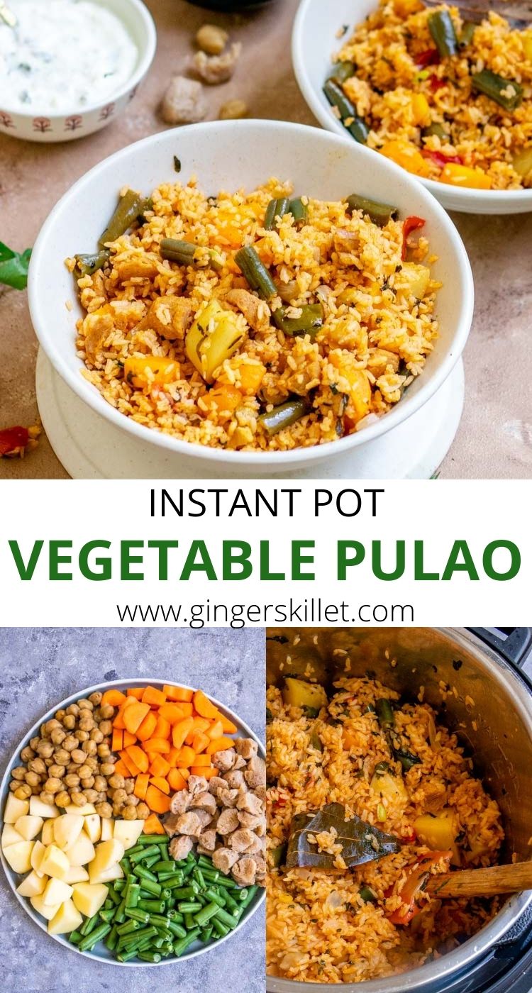 Instant pot vegetable biryani (South Indian) recipe - Ginger Skillet