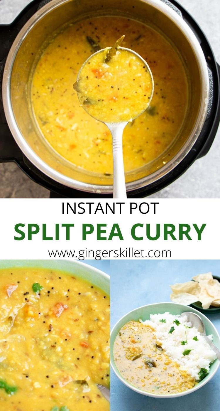 Split Pea Curry Recipe (Instant Pot ) - Ginger Skillet