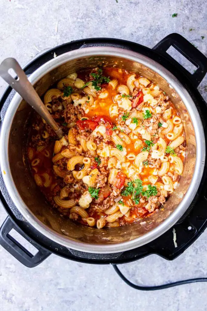 Instant Pot Goulash Recipe, instant pot american goulash