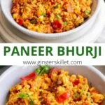 recipe for paneer bhurji