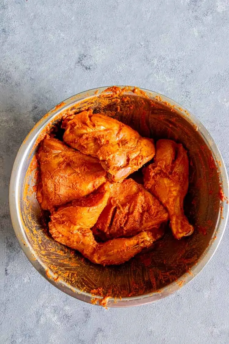 marinated chicken pieces for kerala chicken fry recipe easy